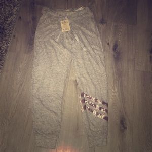 Pink Rose soft joggers NWT